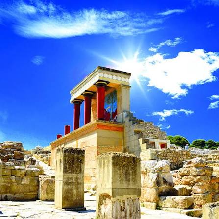 Palácio de Cnossos, em Creta